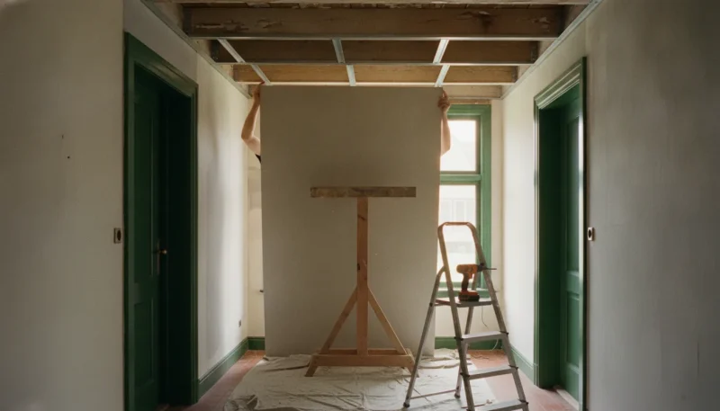 Gipsplaten plafond maken: verlaagd plafond zelf monteren