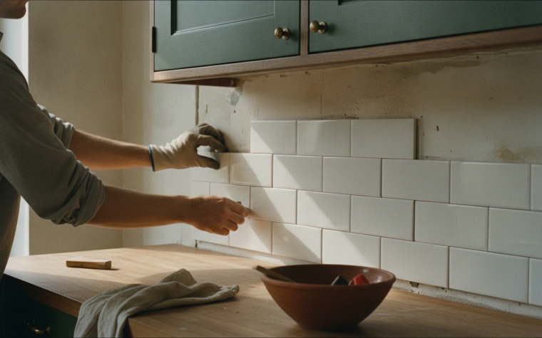 Plaktegels in de keuken: soorten, plakken en de valkuilen
