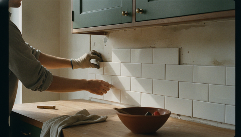 Plaktegels in de keuken: soorten, plakken en de valkuilen
